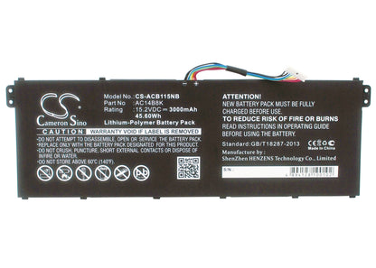 Cameron Sino Acer Aspire Nitro Spin Swift TravelMate AC14B18K AC14B8K Battery Replacement [CS-ACB115NB]