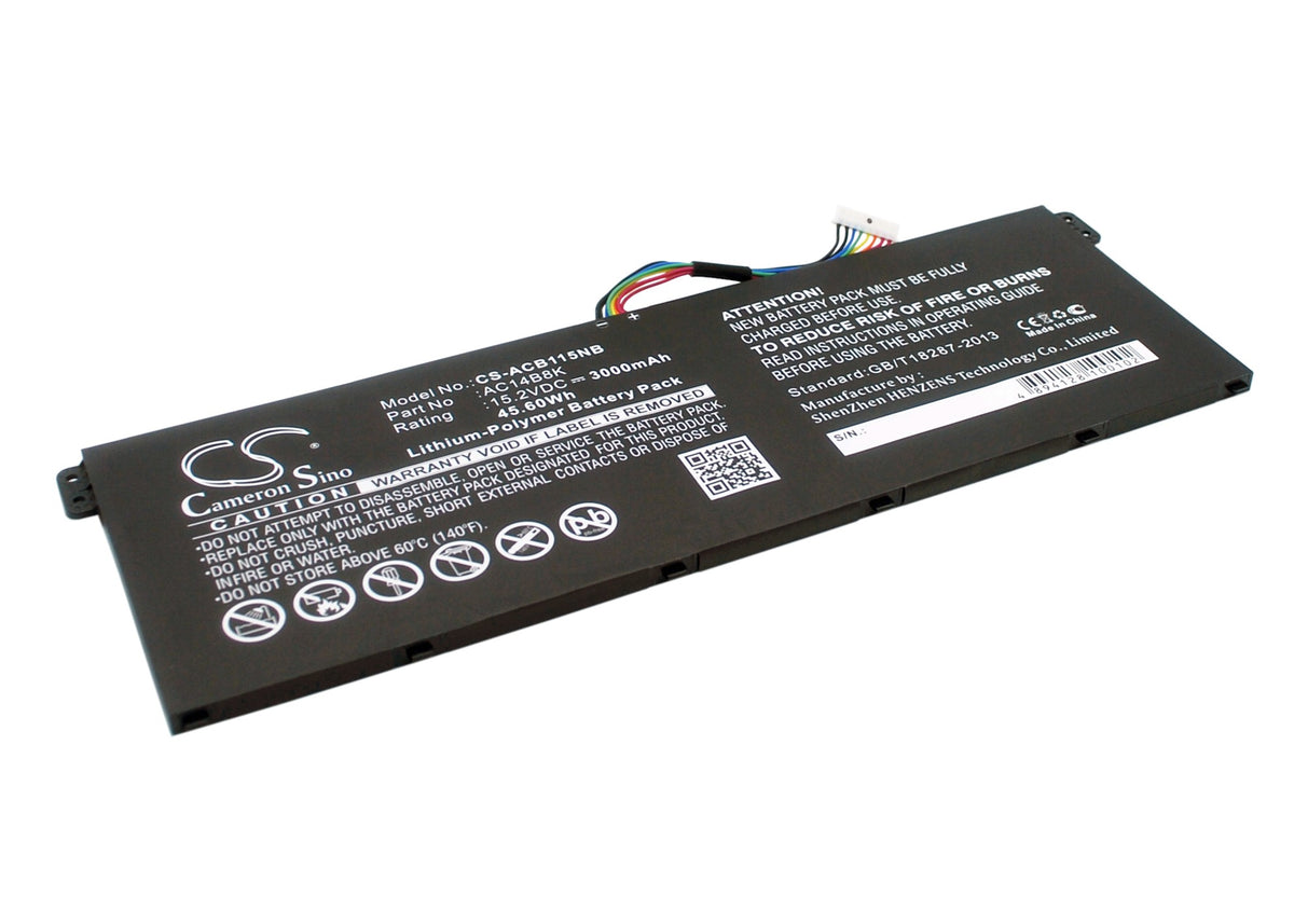 Cameron Sino Acer Aspire Nitro Spin Swift TravelMate AC14B18K AC14B8K Battery Replacement [CS-ACB115NB]