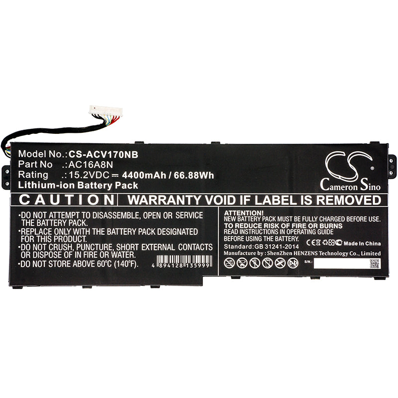 Cameron Sino CS-ACV170NB Battery – Compatible Replacement