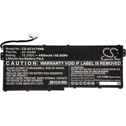 Cameron Sino CS-ACV170NB Battery – Compatible Replacement