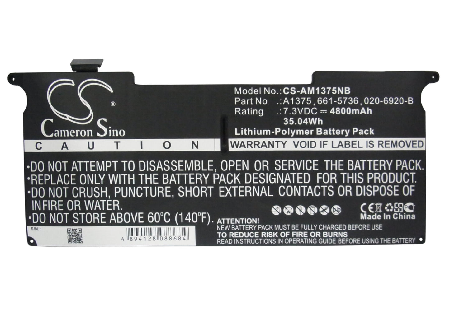 Cameron Sino CS-AM1375NB Battery – Compatible Replacement