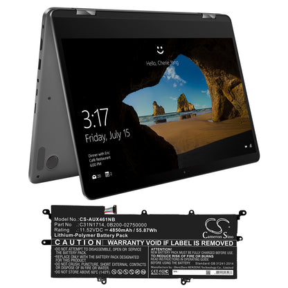 Cameron Sino C31N1714, 0B200-02750000 Battery Replacement [CS-AUX461NB]