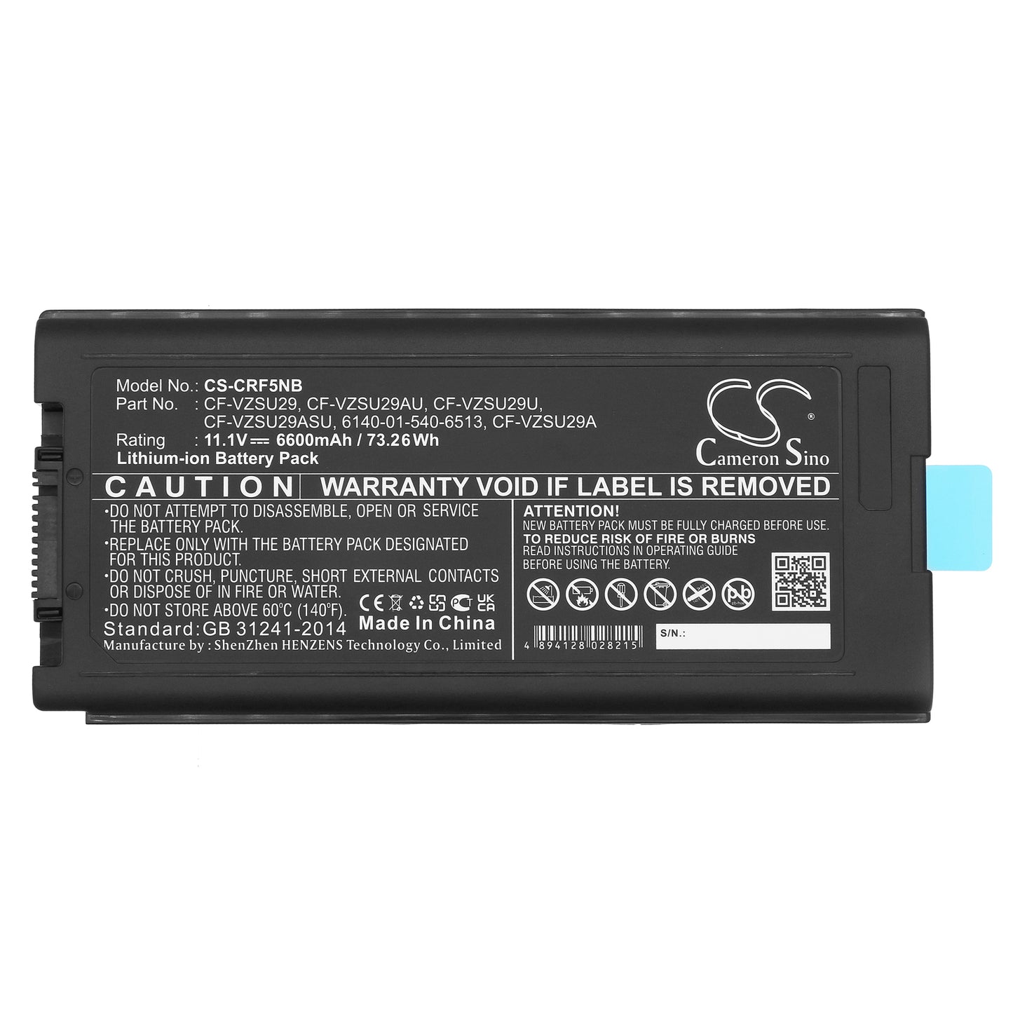 Cameron Sino CS-CRF5NB Battery – Compatible Replacement