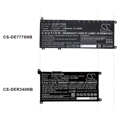 Cameron Sino CS-DE7778NB Battery – Compatible Replacement
