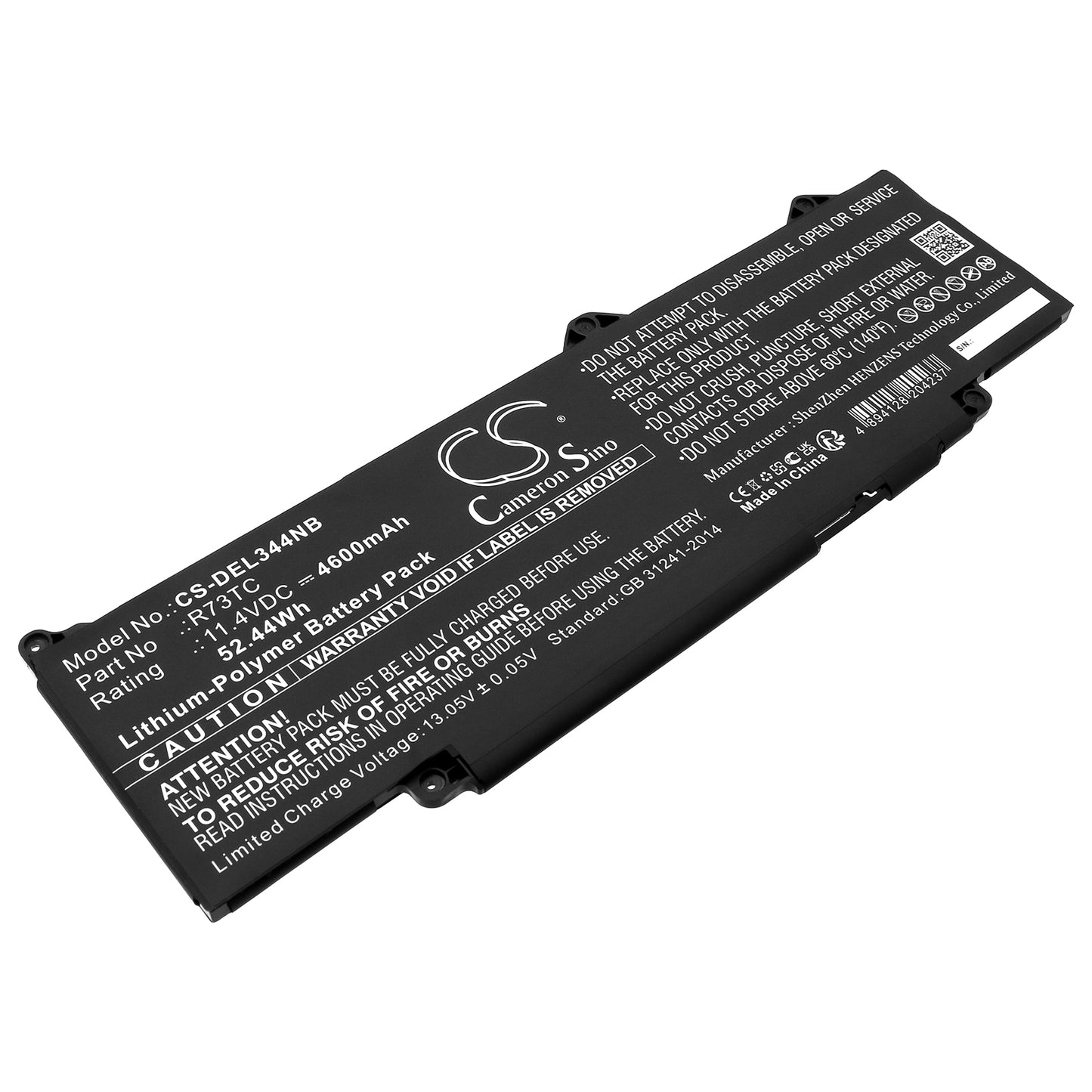 Cameron Sino R73TC Battery Replacement [CS-DEL344NB]
