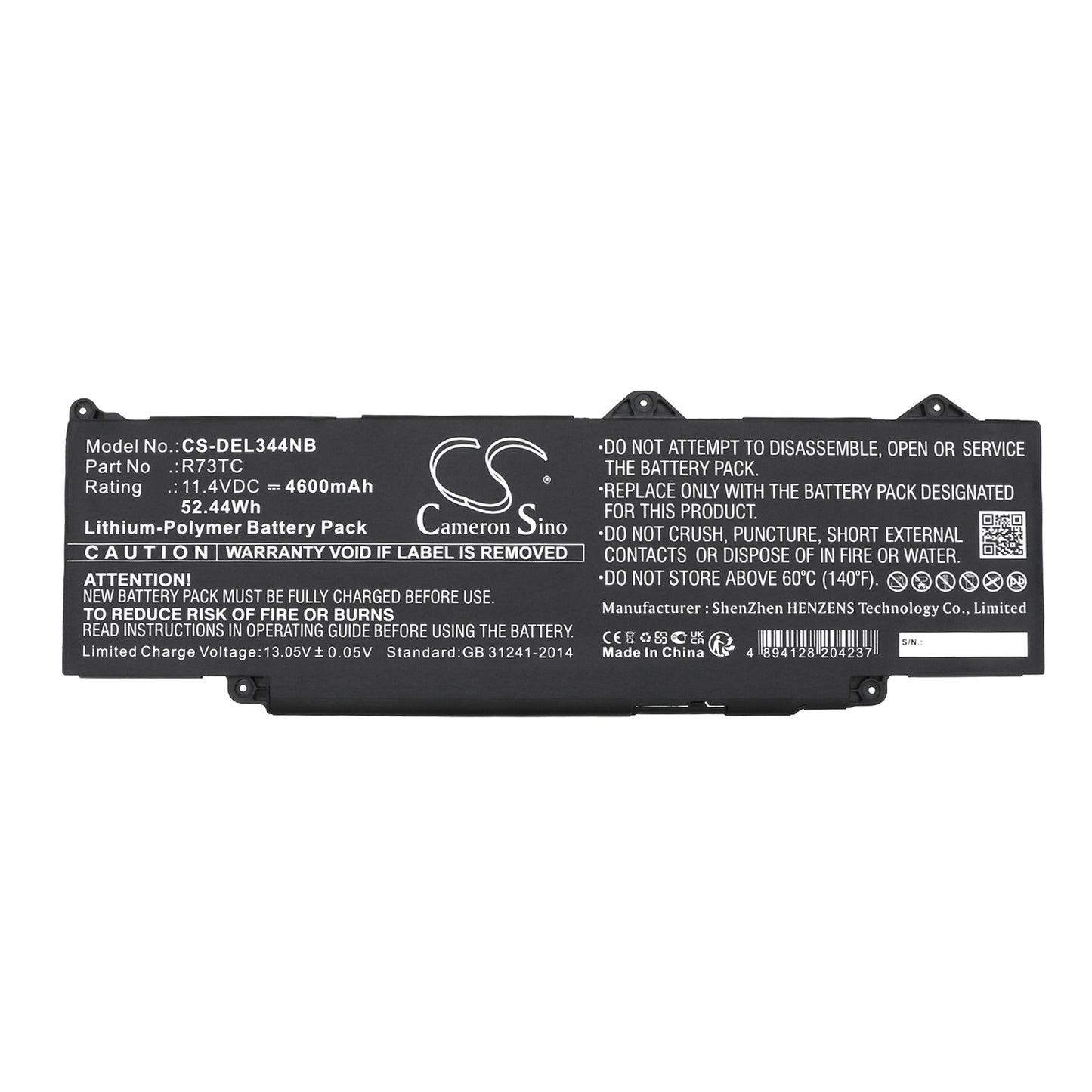 Cameron Sino R73TC Battery Replacement [CS-DEL344NB]