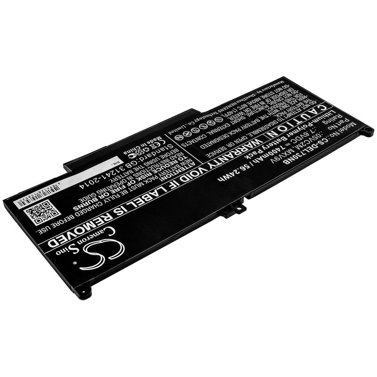 Cameron Sino MXV9V, 05VC2M Battery Replacement [CS-DEL730NB]