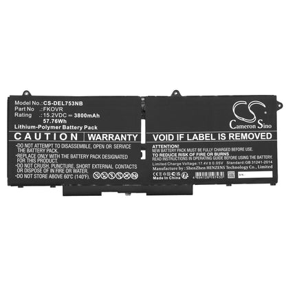 Cameron Sino FK0VR Battery Replacement [CS-DEL753NB]