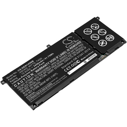 Cameron Sino Dell Inspiron 14 5401 15 5501 5502 H5CKD 09077G Battery Replacement [CS-DEN145NB]