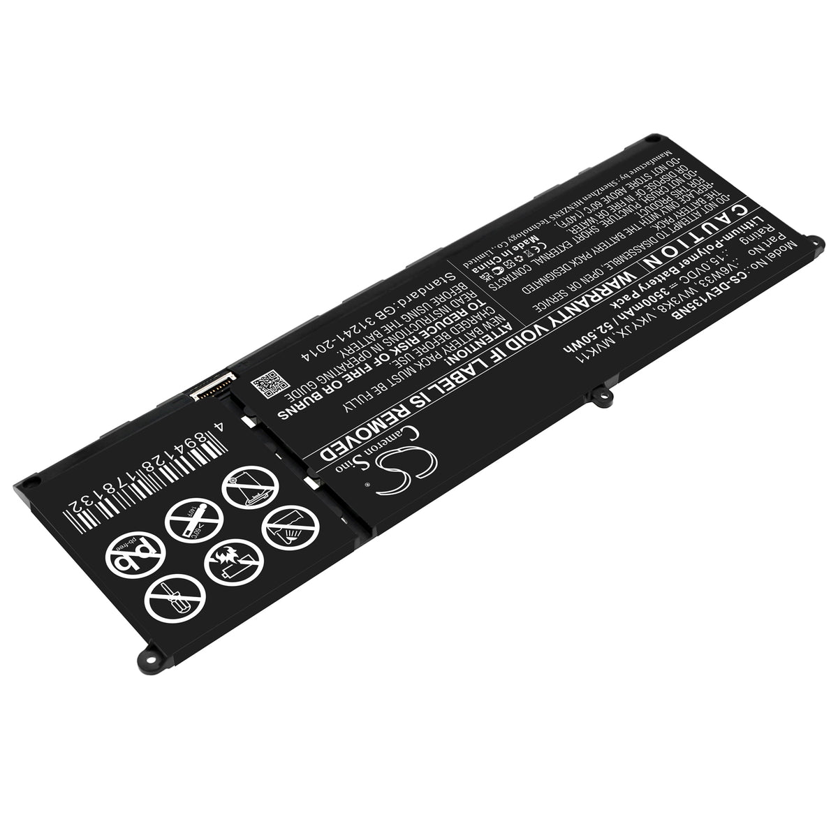 Cameron Sino V6W33, WV3K8, VKYJX, MVK11 Battery Replacement [CS-DEV135NB]