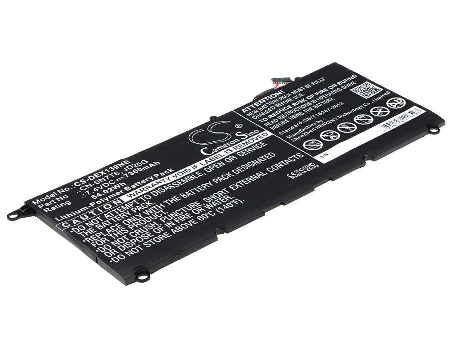 Cameron Sino JD25G, CN-0N7T6 Battery Replacement [CS-DEX139NB]