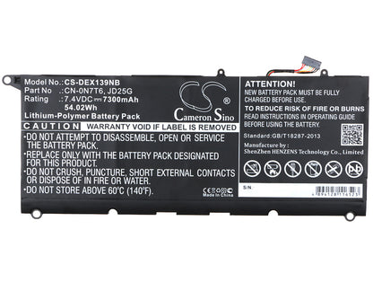 Cameron Sino JD25G, CN-0N7T6 Battery Replacement [CS-DEX139NB]