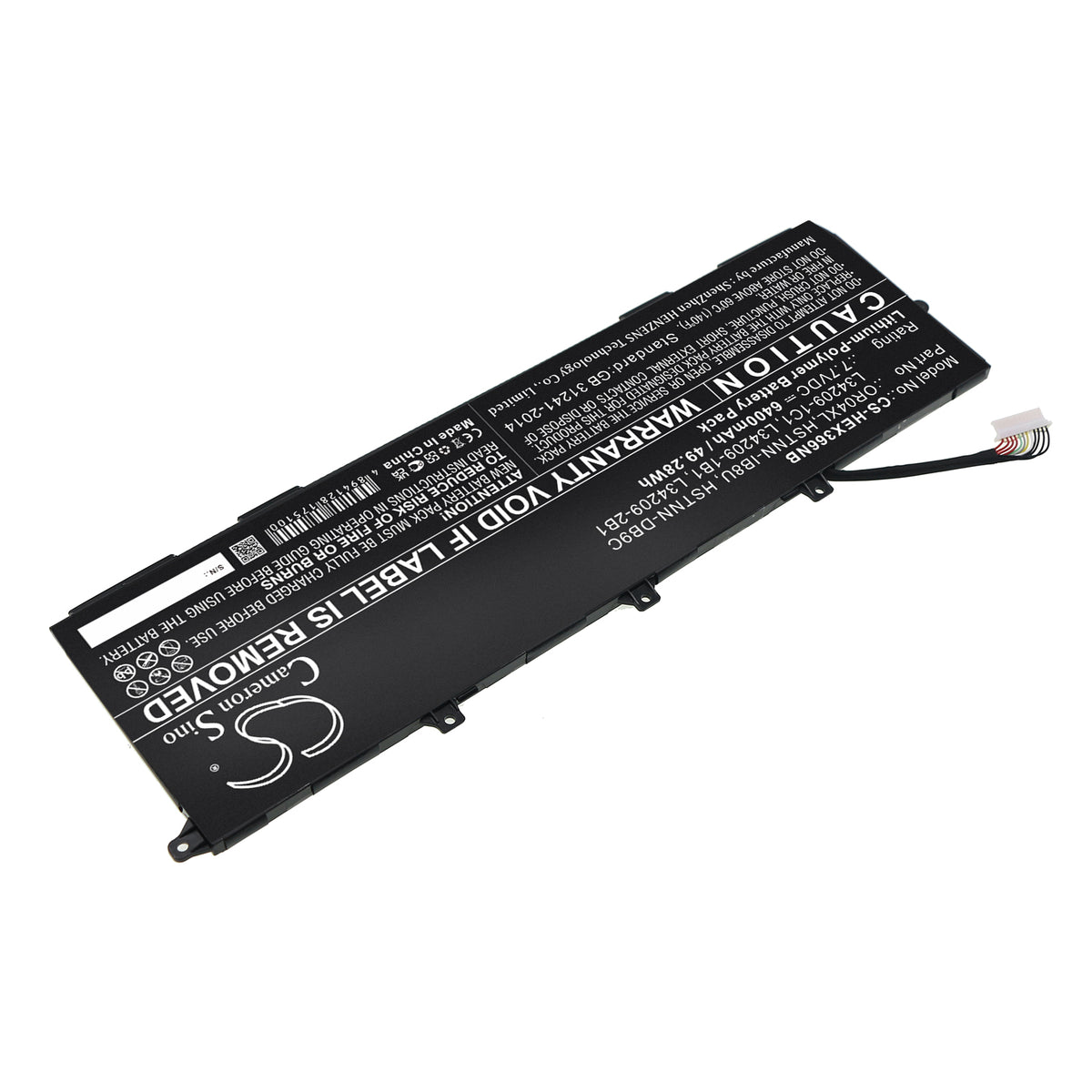 Cameron Sino OR04XL, HSTNN-DB9C, HSTNN-IB8U, L34209-1B1, L34209-1C1, L34209-2B1 Battery Replacement [CS-HEX366NB]