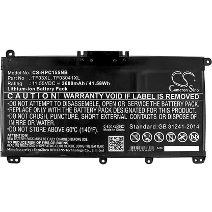 Cameron Sino CS-HPC155NB Battery – Compatible Replacement