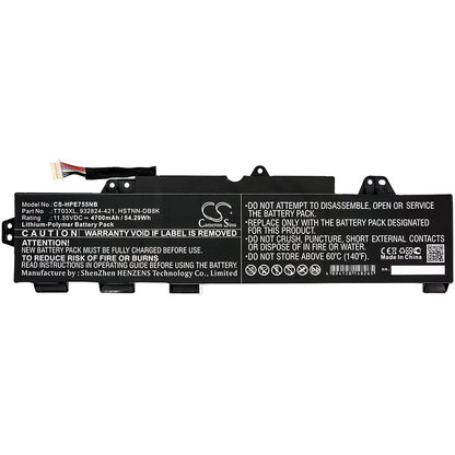 Cameron Sino TT03XL, 932824-421, HSTNN-DB8K Battery Replacement [CS-HPE755NB]