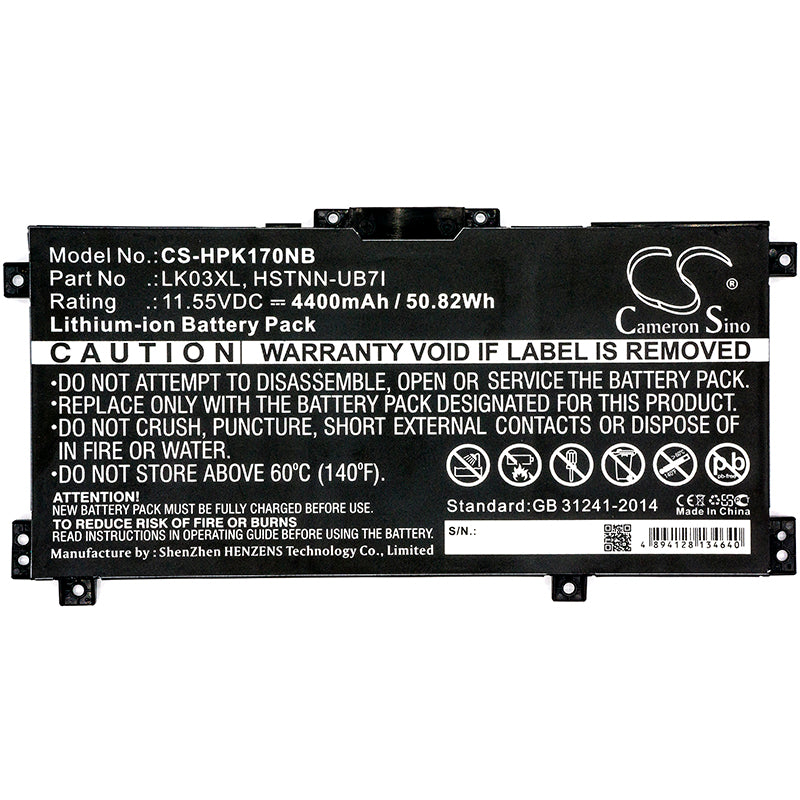 Cameron Sino CS-HPK170NB Battery – Compatible Replacement