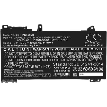 Cameron Sino CS-HPK455NB Battery – Compatible Replacement