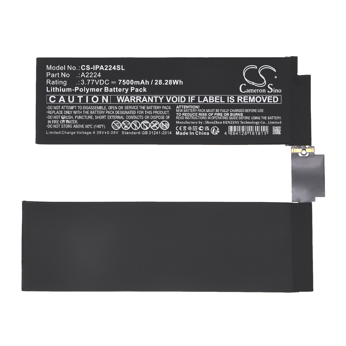 Cameron Sino A2224 Battery Replacement [CS-IPA224SL]