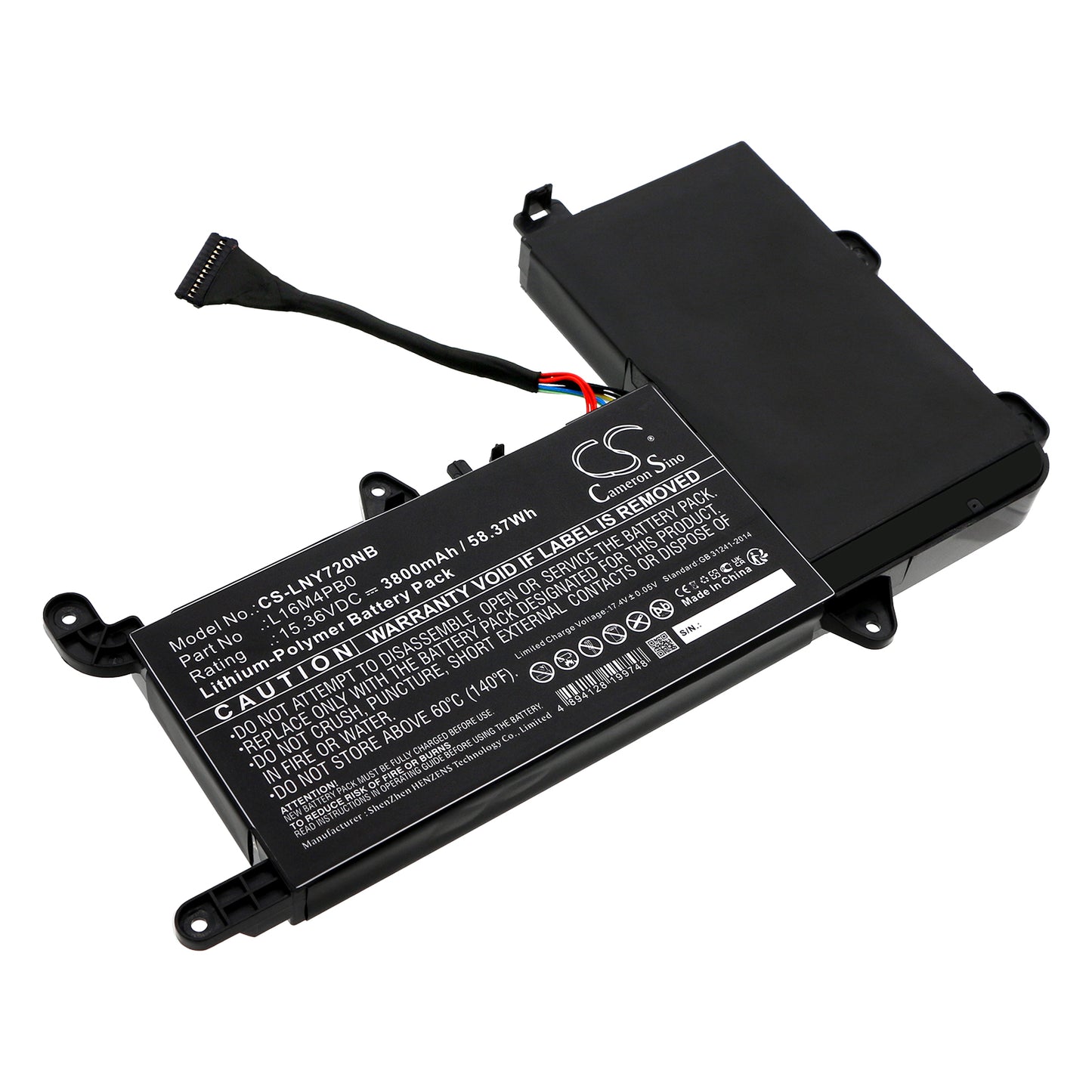 Cameron Sino L16M4PB0 Battery Replacement [CS-LNY720NB]