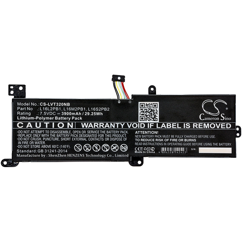 Cameron Sino Lenovo IdeaPad 320 330 S145 V320 L16M2PB1 L16C2PB1 Battery Replacement [CS-LVT320NB]