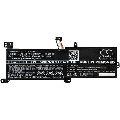 Cameron Sino Lenovo IdeaPad 320 330 S145 V320 L16M2PB1 L16C2PB1 Battery Replacement [CS-LVT320NB]