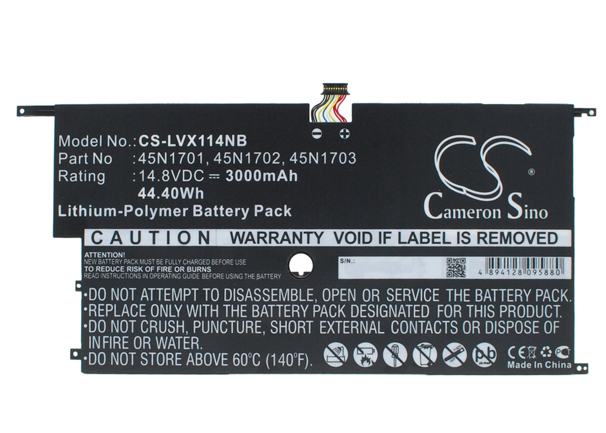 Cameron Sino 45N1701, 45N1702, 45N1703 Battery Replacement [CS-LVX114NB]