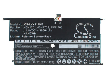 Cameron Sino 45N1701, 45N1702, 45N1703 Battery Replacement [CS-LVX114NB]