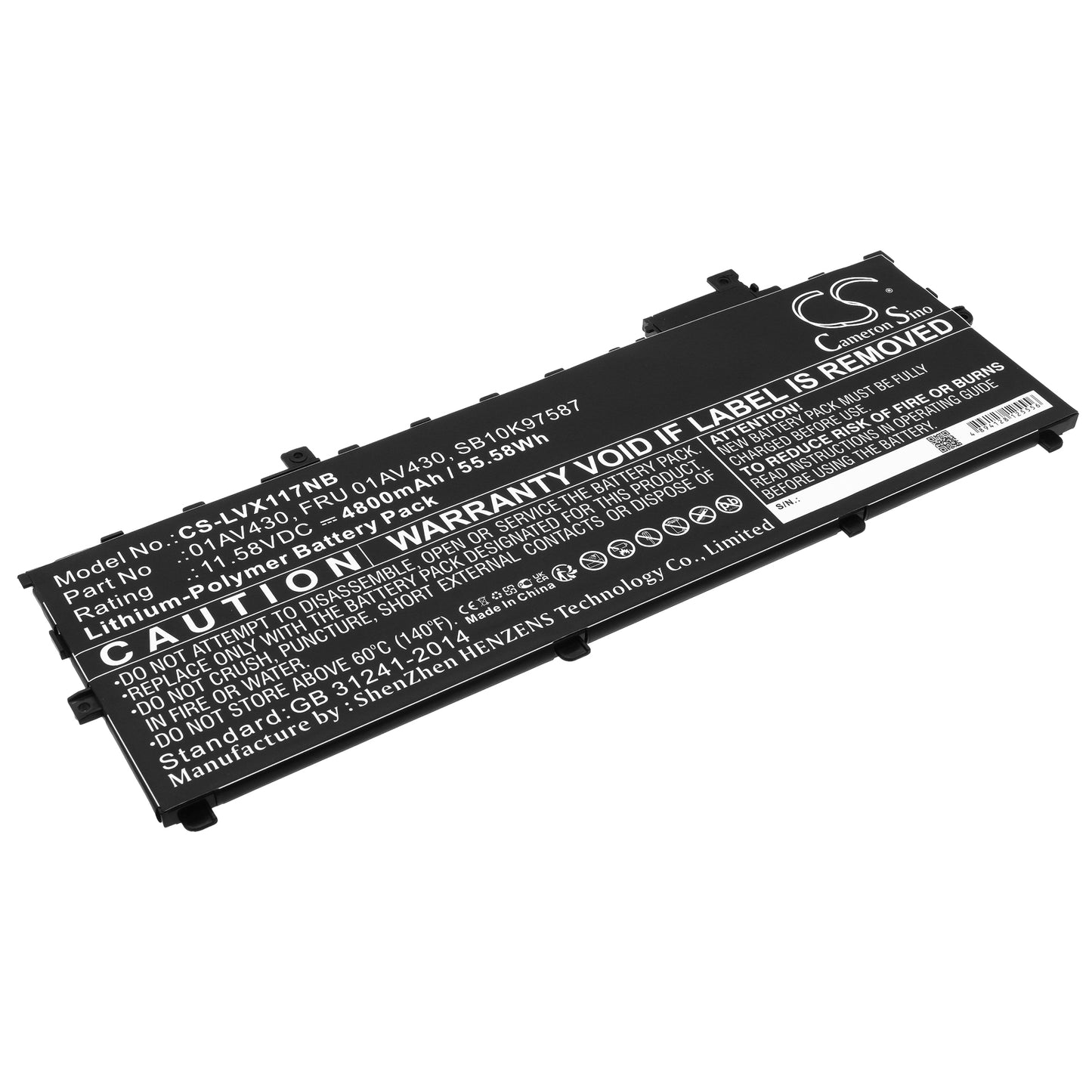 Cameron Sino CS-LVX117NB Battery – Compatible Replacement