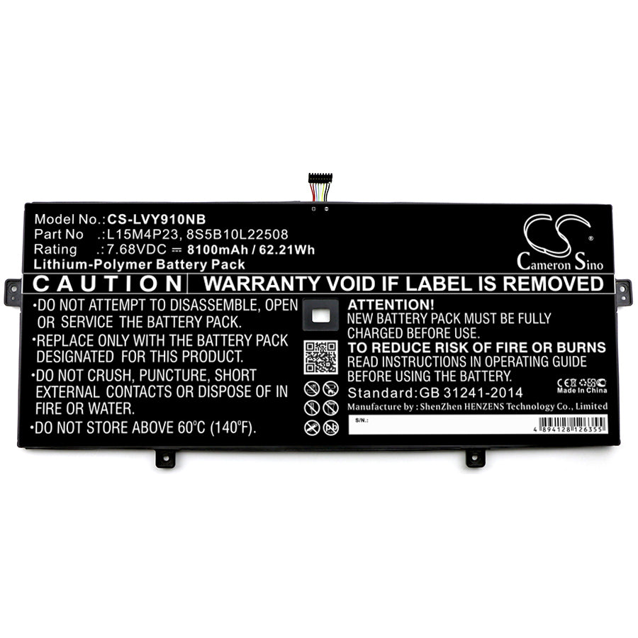 Cameron Sino L15M4P23, 8S5B10L22508 Battery Replacement [CS-LVY910NB]