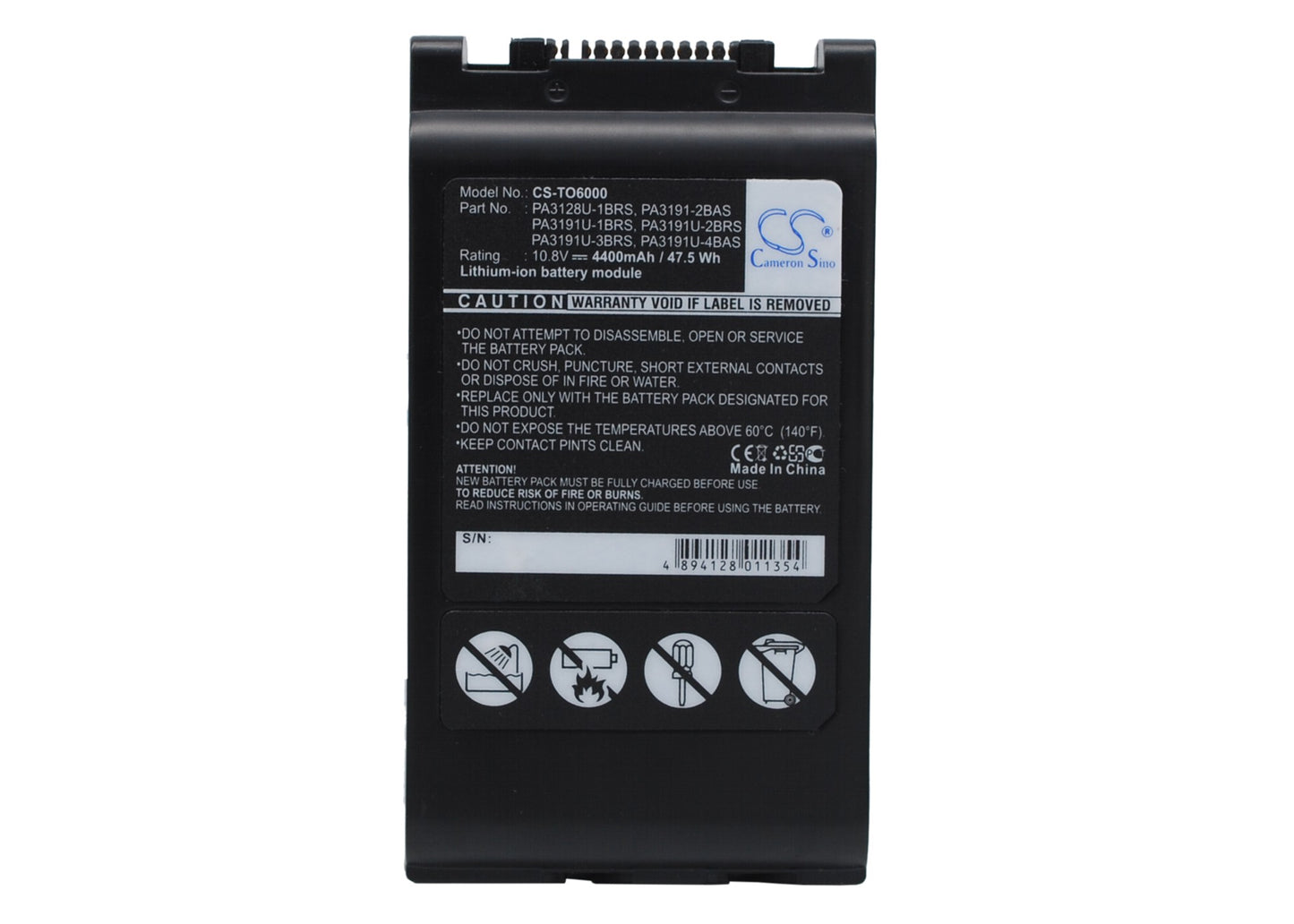 Cameron Sino CS-TO6000 Battery – Compatible Replacement