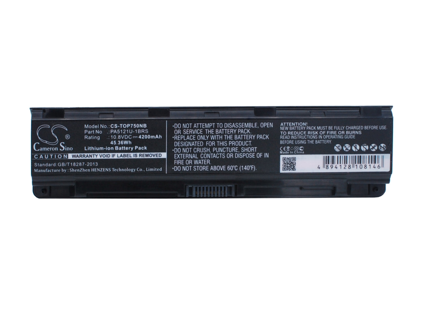 Cameron Sino PA5121U-1BRS Battery Replacement [CS-TOP750NB]
