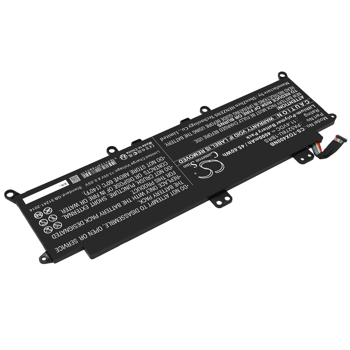 Cameron Sino PA5278U-1BRS Battery Replacement [CS-TOX400NB]
