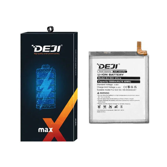 Deji EB-BS908ABY Replacement Battery For Samsung Galaxy S22 Ultra 5G (SM-S908) - 5000mAh