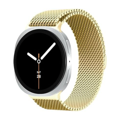 Samsung Galaxy Watch 8 40mm/44mm/Classic 46mm Stainless Steel Magnetic Milanese Loop Watch Band Strap
