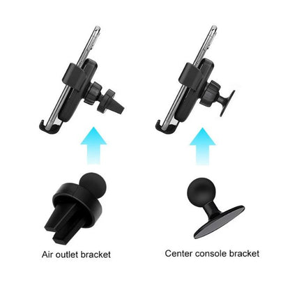 Wireless Car Charger Gravity Phone Holder Mount