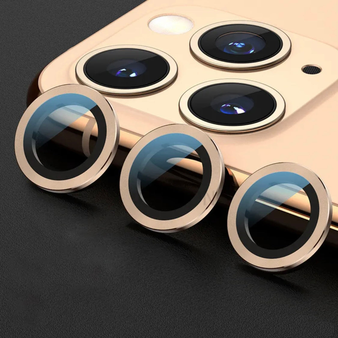 For iPhone Metal Camera Lens Glass Individual Eagle Protector Cover