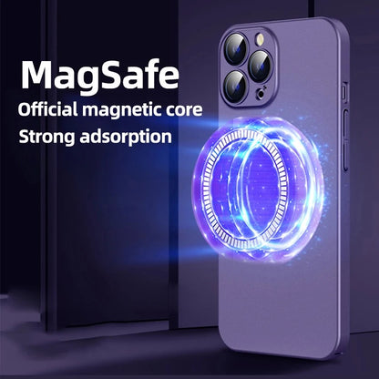 Magsafe Plating Slim Magnetic Case Camera Cover For iPhone 14 Pro Max Plus