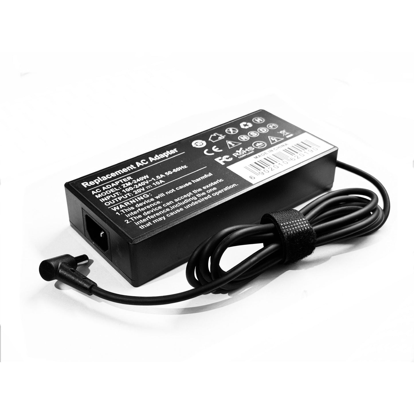 For Asus 200W 20V 10A 6.0*3.7mm Laptop Charger AC Adapter