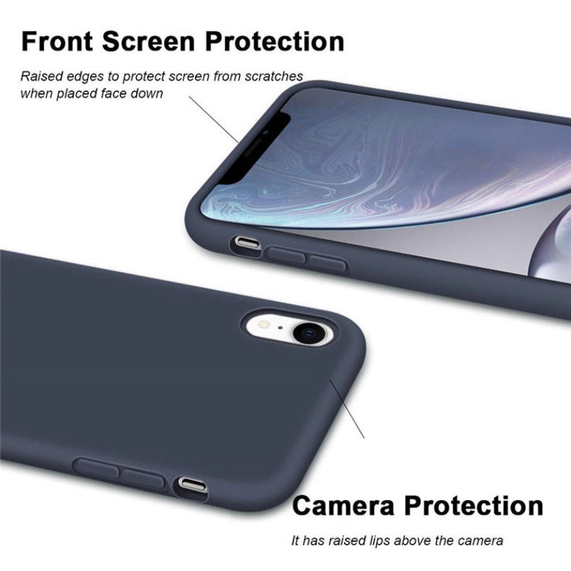 For iPhone XS Max 8 7 Plus XR X Case Silicone Cover Thin Soft Slim