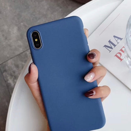 For iPhone XS Max 8 7 Plus XR X Case Silicone Cover Thin Soft Slim
