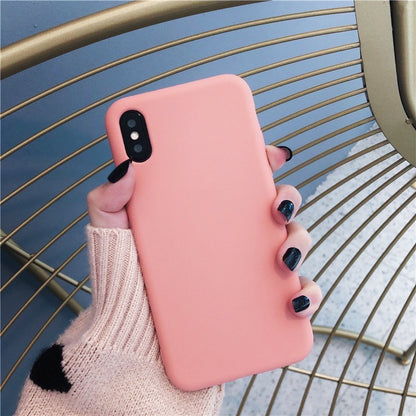 For iPhone XS Max 8 7 Plus XR X Case Silicone Cover Thin Soft Slim