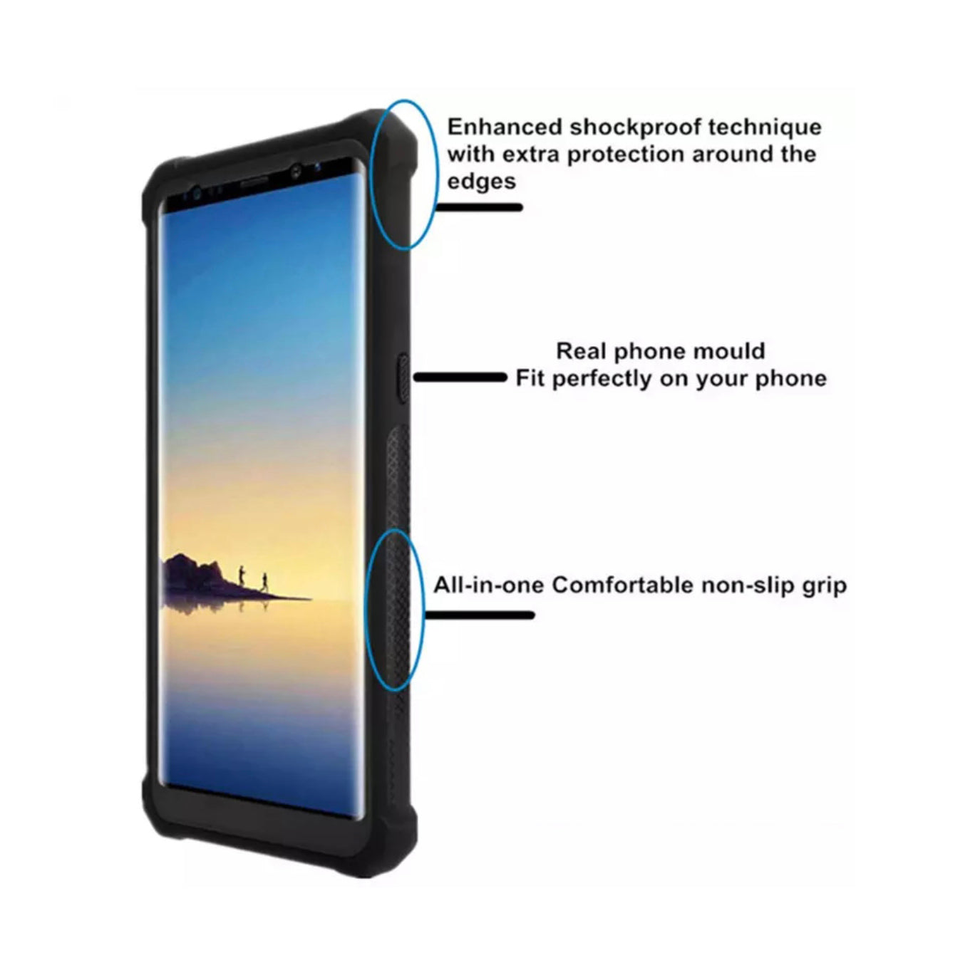For Samsung Case Shockproof Bumper Cover S25 S24 S20 Ultra S10 S9 Plus Note 20