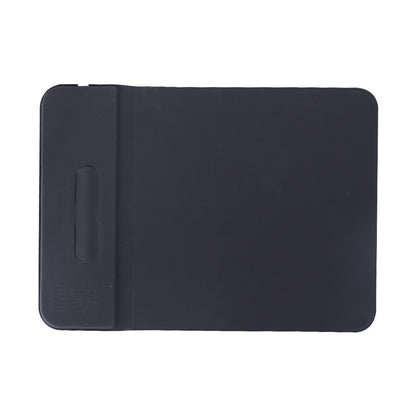 2 in 1 Foldable Mouse Pad With 10W Wireless Charger PU Leather For Smart Phones