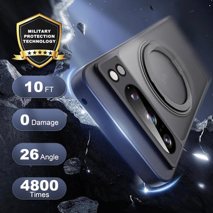 For Google Pixel 360°Rotatable Magnetic Ring Case Magsafe With Stand & Ring Holder