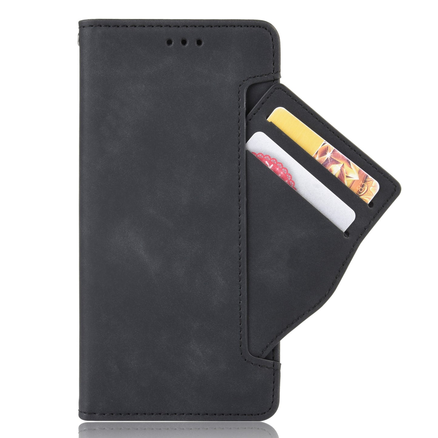 Premium Leather Wallet Flip Case TPU Cover Card For iPhone 15 Pro Max Plus