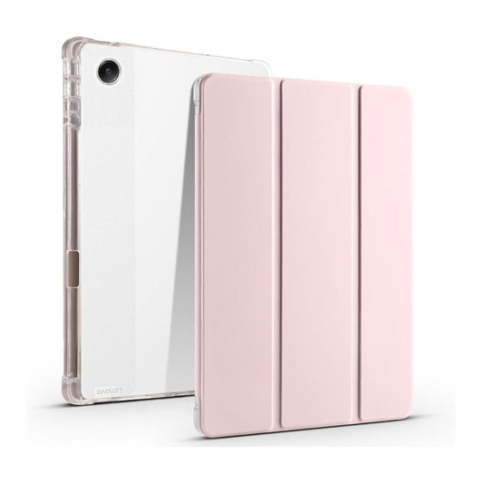 Smart Case for Lenovo Tab TB311 10.1" (2025), Slim Tri-Fold Stand Flip Cover with Pen Holder, Auto Wake/Sleep, Pink