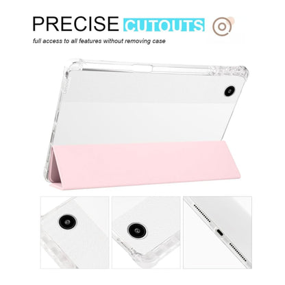 Smart Case for Lenovo Tab TB311 10.1" (2025), Slim Tri-Fold Stand Flip Cover with Pen Holder, Auto Wake/Sleep, Pink