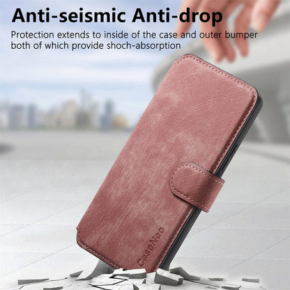 For Samsung Galaxy S26 Ultra (6.9”) Detachable Wallet Case Flip Leather Magsafe Magnetic Cover (Pink)
