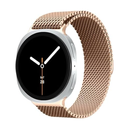 Samsung Galaxy Watch 8 40mm/44mm/Classic 46mm Stainless Steel Magnetic Milanese Loop Watch Band Strap