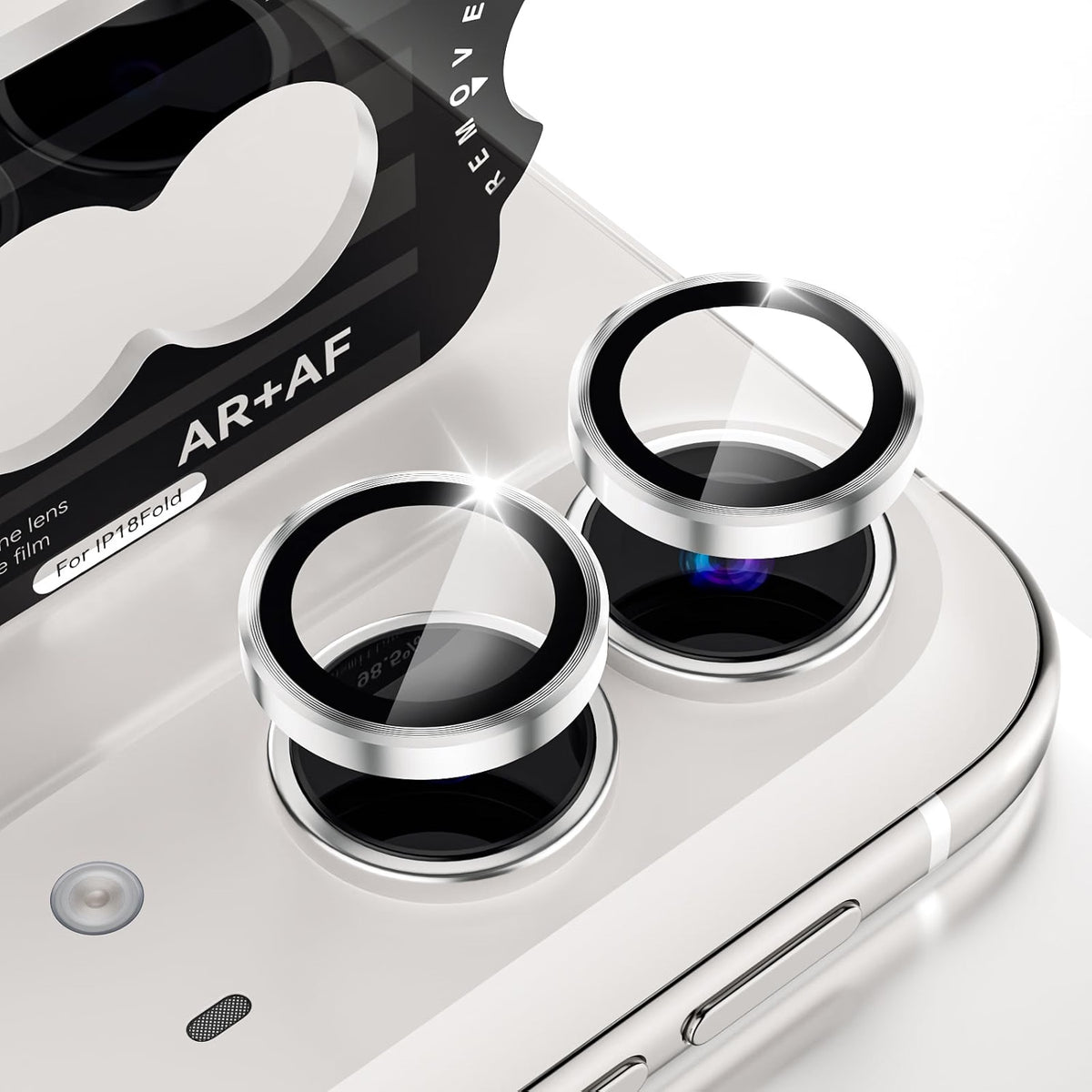 For iPhone 18 Duo - Metal Camera Lens Glass Individual Eagle Protector Cover